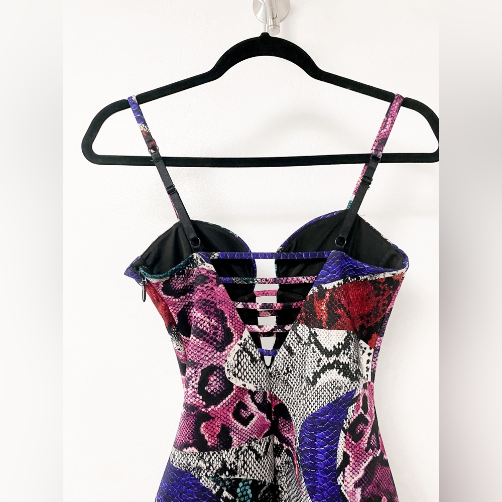 bebe Multicolor Mini Dress - Picture 4 of 9